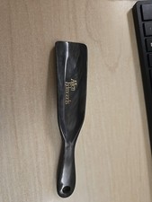 Allen Edmonds 7" Plastic Shoehorn Shoe Spoon Gray Marble-Like Swirl - Gold Logo