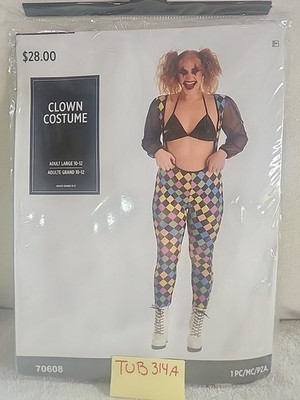 Ladies Sexy Clown Halloween Costume-Large 10-12 | eBay Ladies Sexy Clown Halloween Costume-Large 10-12 | eBay