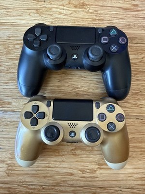 OEM Sony DualShock 4 Wireless Controller Gold & Black  PlayStation 4 CUH-ZCT2U