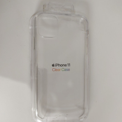 100% Origainal Apple Clear Case for iPhone 11  neu 