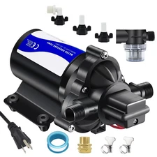 TDR Venus 110V On Demand Water Pump 50 psi Water Pressure Booster for Home Ut...