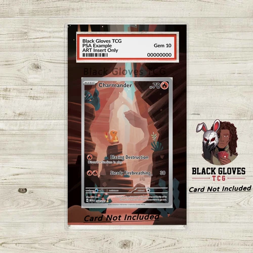 Charmander 168/165 Sv: 151 Art Insert for PSA / Graded Guard No Card
