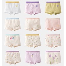 3-Pack Girls Boxers Briefs 2-13 Years Toddler Comfort Underwear Modal Underpants