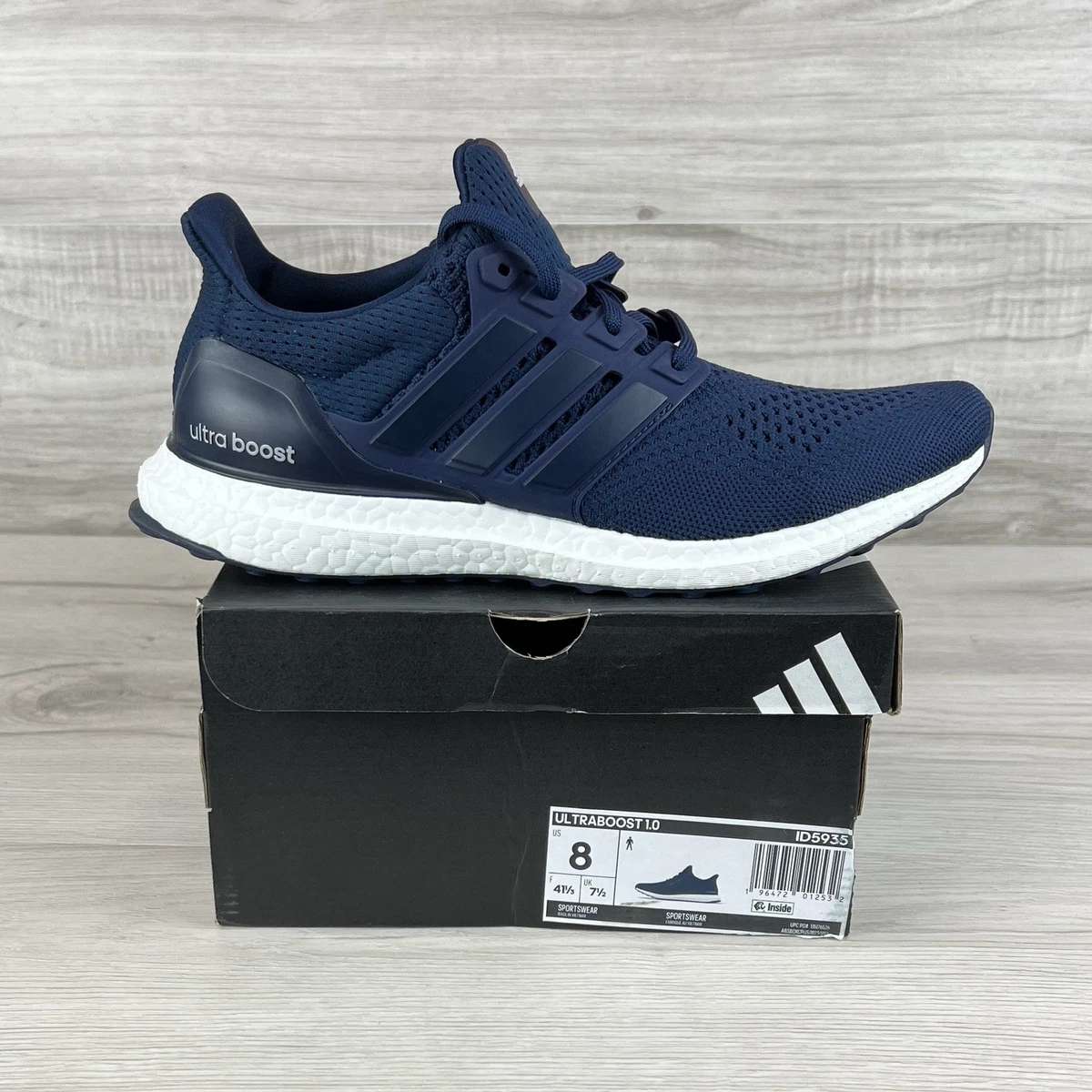 adidas gazelle silver green womens Adidas Men's Ultraboost 5X Sneaker in Dark Blue/Cloud White/Halo Silve –  Mitten Running Co main image 1
