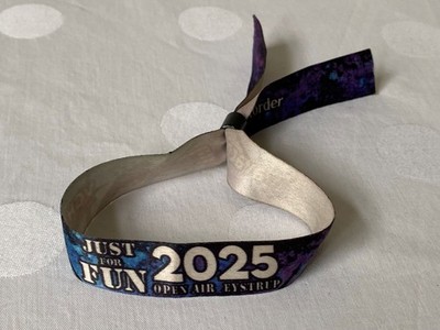Just for Fun Open Air 2025 Festivalband Eystrup-  Wristband, Bändchen, Armband