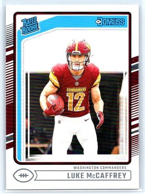 2024 Panini Donruss Luke Mccaffrey #302 Commanders