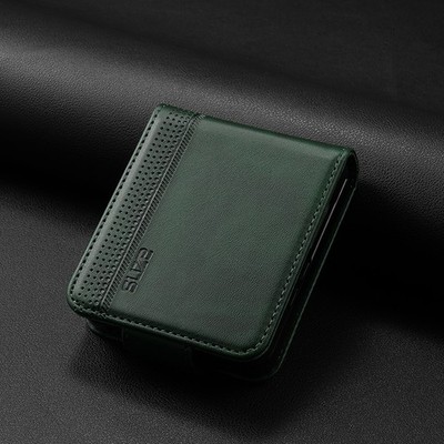 Handy Hülle Für Samsung Galaxy Z Flip7 FE Flip6 Flip5 4 3 Leder Kartenfach Case