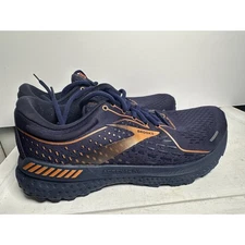 Brooks Adrenaline GTS 21 Running Shoes Navy Blue Bronze Sneakers Mens Size 9