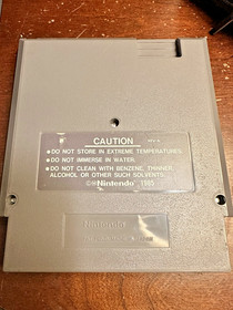 Nightmare on Elm Street (Nintendo Entertainment System, 1990) Cart, Working