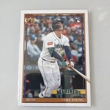 2026 Topps Series 1 Rookie 75th Anniversary Insert Cole Young #T91-98 Mariners
