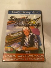 Frank Clarke Simply Painting: Using Watercolors Intro to Seascapes DVD SEALED