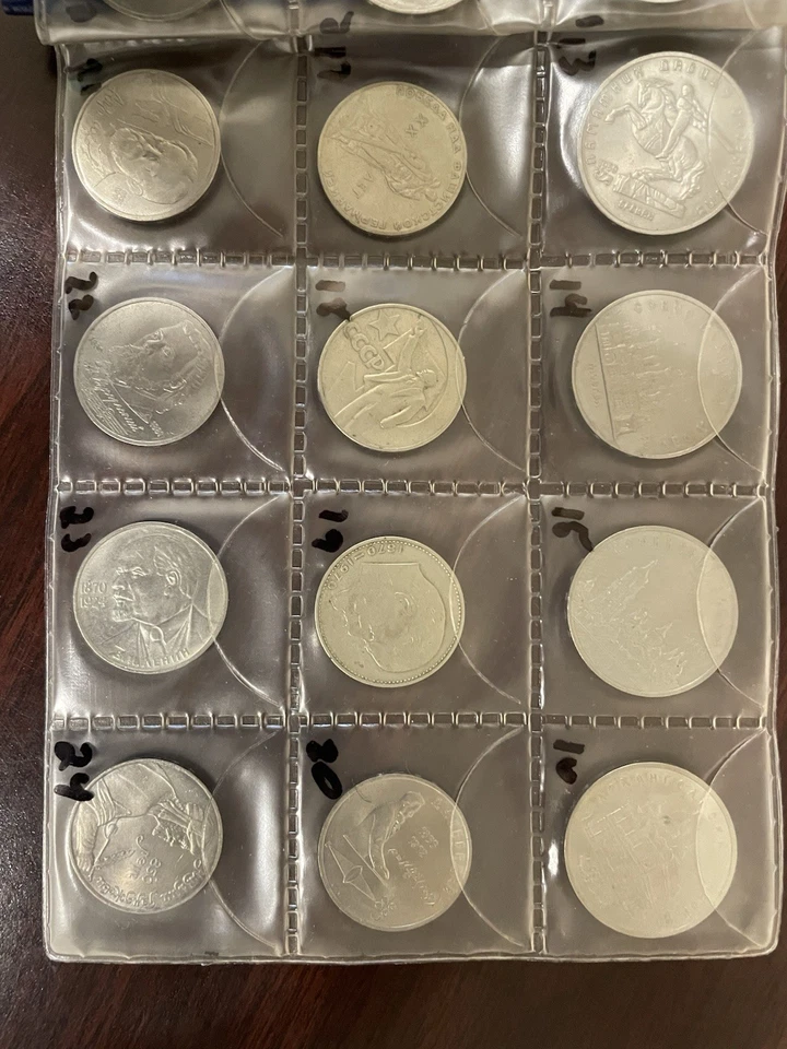 苏联纪念币收藏-共64枚硬币 — 第 4/4 张图片