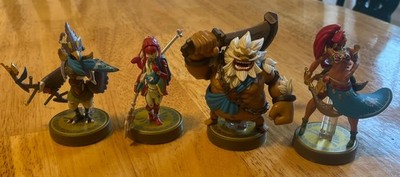 Zelda amiibo Hero Set 4 including Revali Daruk Urbosa Mipha Nintendo