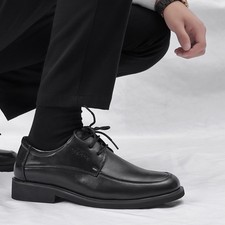 38-48 Plus Size Korean Style Men's Lace Up Casual Business Formal Dress Shoes Sz