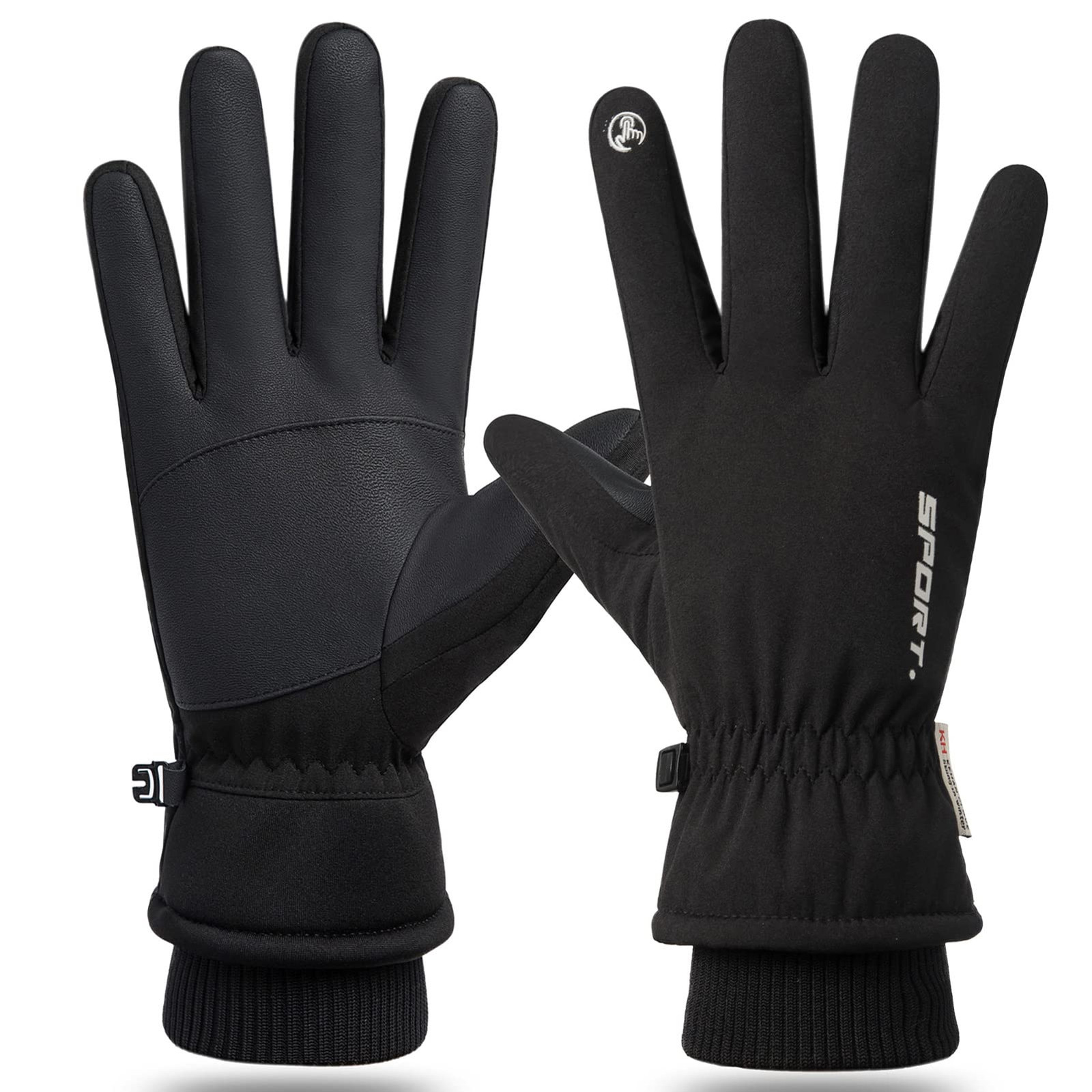 Winter Warm Gloves for Men Women Touchscreen Waterproof Thermal Snow Gloves f...