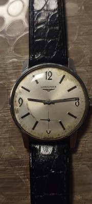 Longines Uhr Classic Elegance Silver Tone Cal 6922 Vintage 35mm 70er Jahre