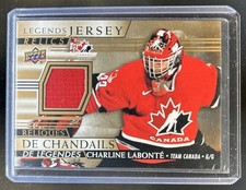 2023-24 Upper Deck Tim Hortons Legends Charline Labonte Jersey Relics #J-CL