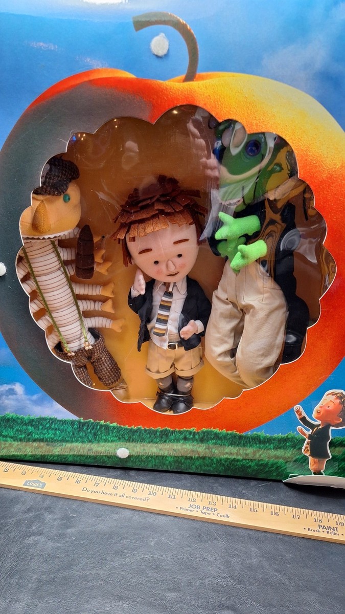 James & The Giant Peach 3 Plush Figure Set w Box 2400 Pieces