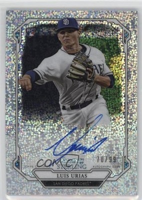 2019 Bowman Sterling Rookie Speckle Refractor 70/99 Luis Urias Auto RC 4d3