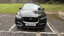 Black Jaguar F pace for sale at Gbp 7999