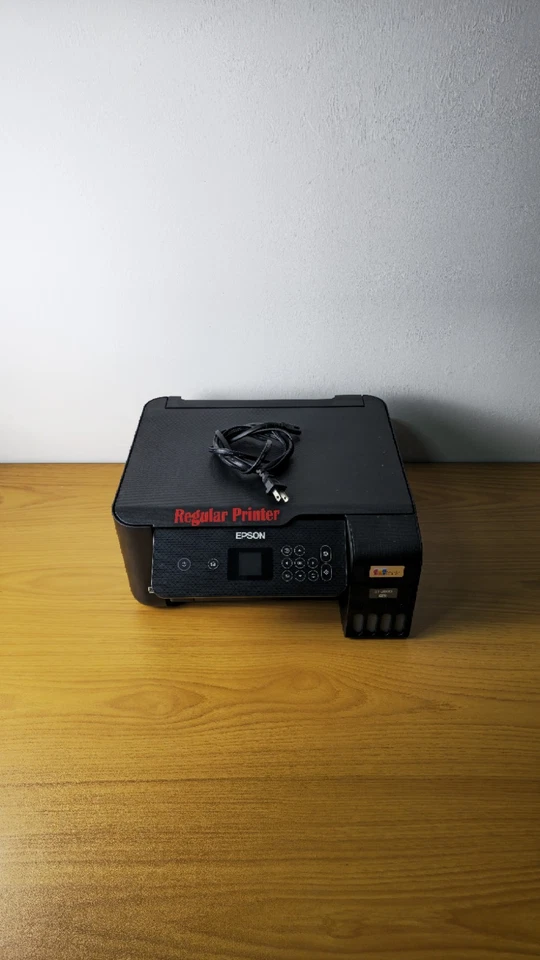 Epson C634G Eco Tank ET-2800 Wi-Fi Color Inkjet All-In-One Printer For Parts - Image 4 of 4