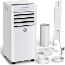 Climatizzatore Mobile 7000 BTU 4-in-1 - Deumidificatore, per 20m², Kit Finestre, Telecomando