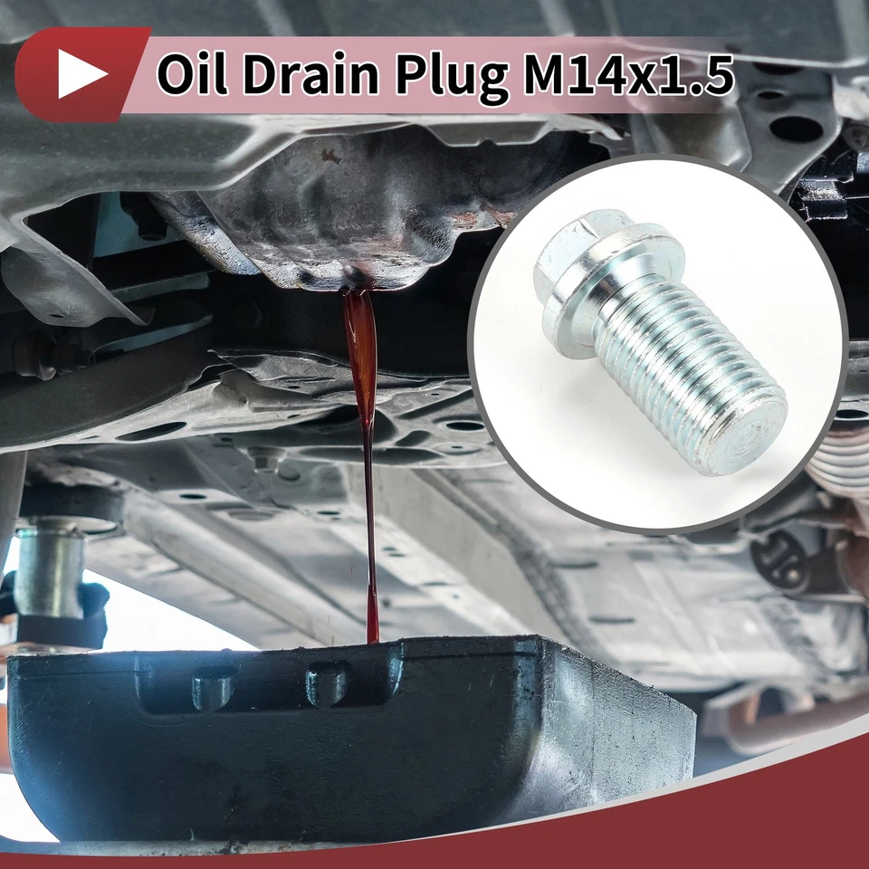 1 Juego de tapones de drenaje de aceite para Mercedes-Benz Sprinter 2500 3500 10-21 1119970330 Foto 2 de 4