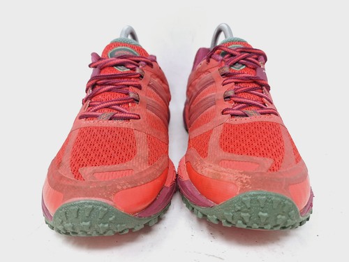 Brooks Women Red Cascadia 11 Sz 8.5 M Running Athletic Sneaker Shoes Lace Up - Picture 4 of 9
