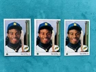 1989 Upper Deck Ken Griffey Jr 3 Cards HOF RC Lot Vintage Baseball Card