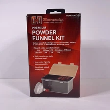 Hornady Premium Powder Funnel Kit Gray Multicaliber Non-static Aluminum - 586059