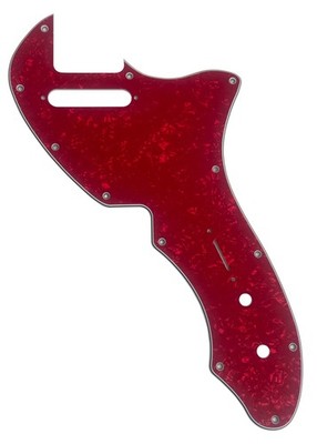 Pickguard For US Fender Telecaster 69 Thinline Guitar 4-Ply-RED PEARL