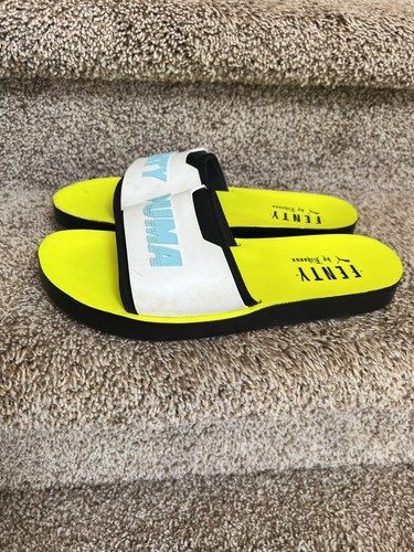 PUMA FENTY By Rihanna Jelly Slide Sandals Pink Size US 9.5 /EUR 40.5 *RARE* - Picture 7 of 14