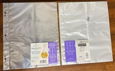 Lot of 2 Hallmark Choose-Your-Own 3-Ring Album Pages 4x6 Photos 8 Pages AR6071