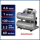 4610Ac 1.0 Hp, 4.6 Gal. Aluminum Twin Tank Electric Portable Air Compressor