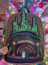 NEW WITH TAGS!  Wicked Mini Backpack Emerald City Elphaba & Glinda