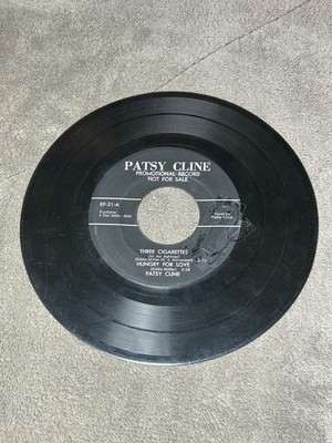 Patsy Cline - Three Cigarettes - 4 Star Promo - VG+/VG - Rare Early Promo