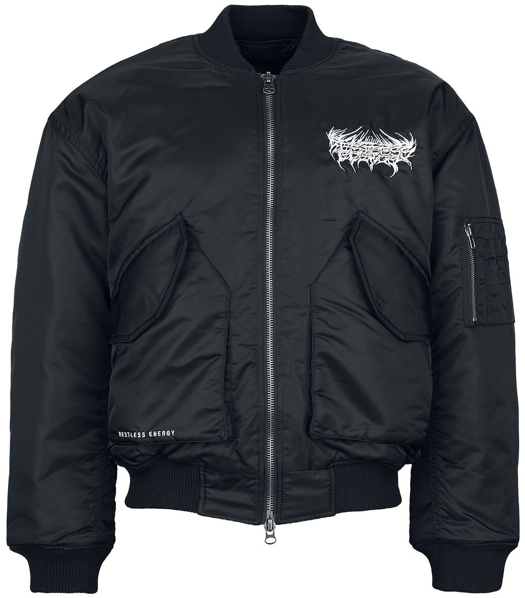 Куртка-бомбер Chet Rock Bomberjacke от Herren Restless Energy от schwarz