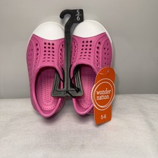 Wonder Nation Toddler Girls Pink Beach Water Friendly Sneakers Size 5-6