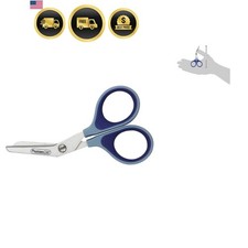 Titanium Non-Stick First Aid Bandage Scissors Bent 4-Inch Medical Shears