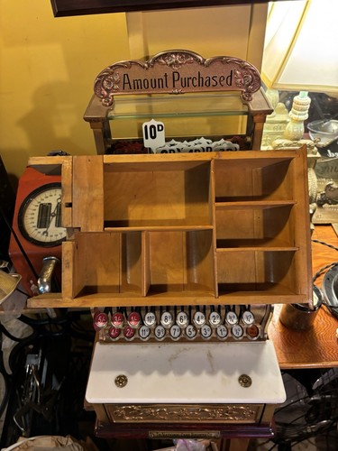 Antique Wood Cash Register Drawer NEW OLD STOCK L@@K NCR - Picture 5 of 16