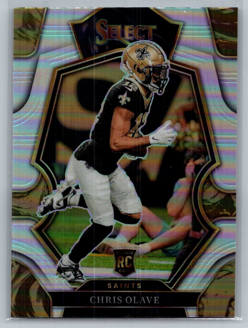 2022 Panini Select Chris Olave Silver Prizm RC #170 Rookie
