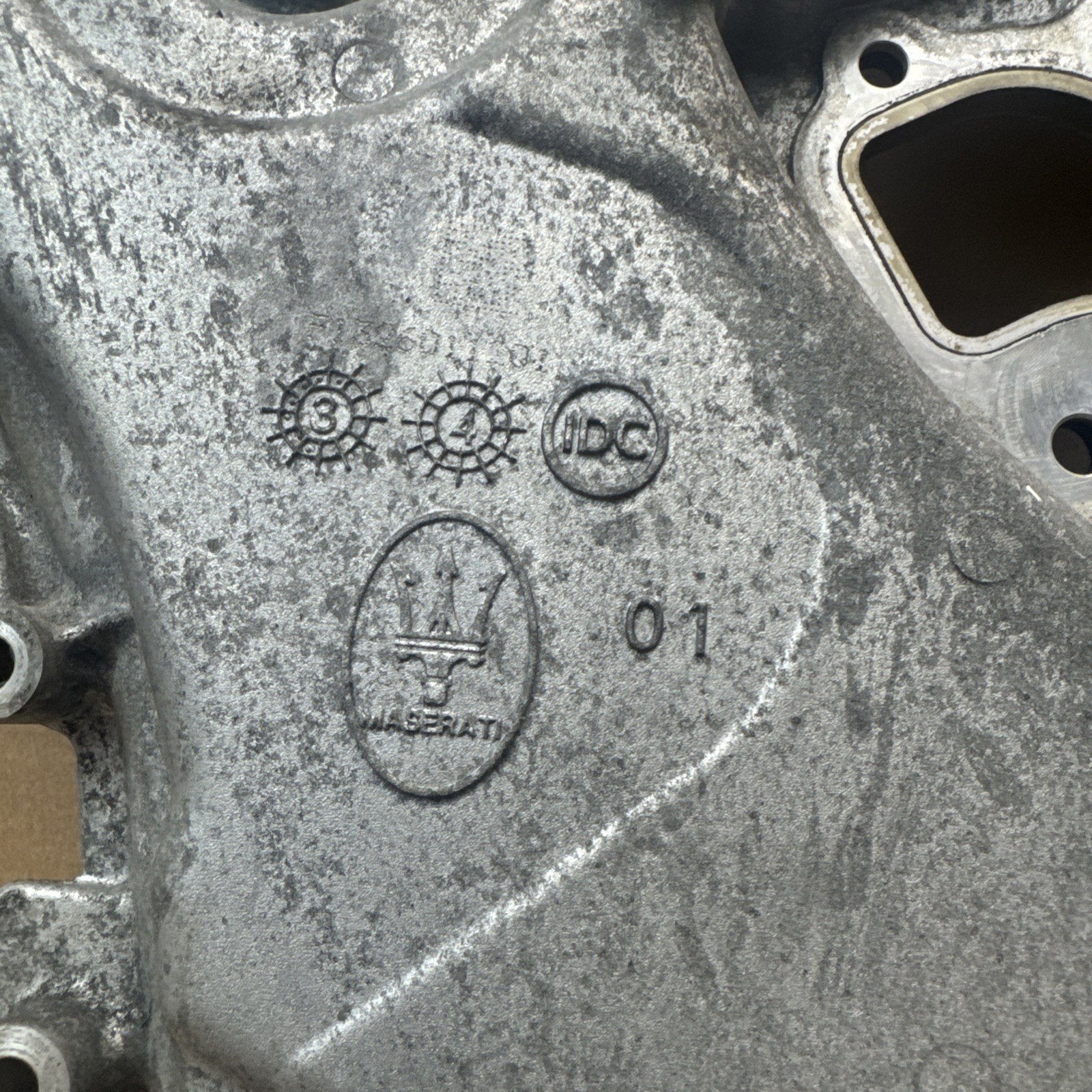 14-2024 MASERATI GHIBLI S 3.0L V6 ENGINE MOTOR TIMING CHAIN COVER PLATE OEM #A12