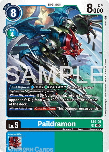 ST9-05 Paildramon : Super Rare Foil : AD01: Advanced Booster Digimon Generation