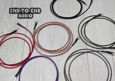 Turntable Ground Wire | 18 AWG Premium Wire w/ Spade | Paracord Sleeve