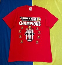 MANCHESTER UNITED 2007 CHAMPIONS VINTAGE SOCCER JERSEY FOOTBALL Sz.L
