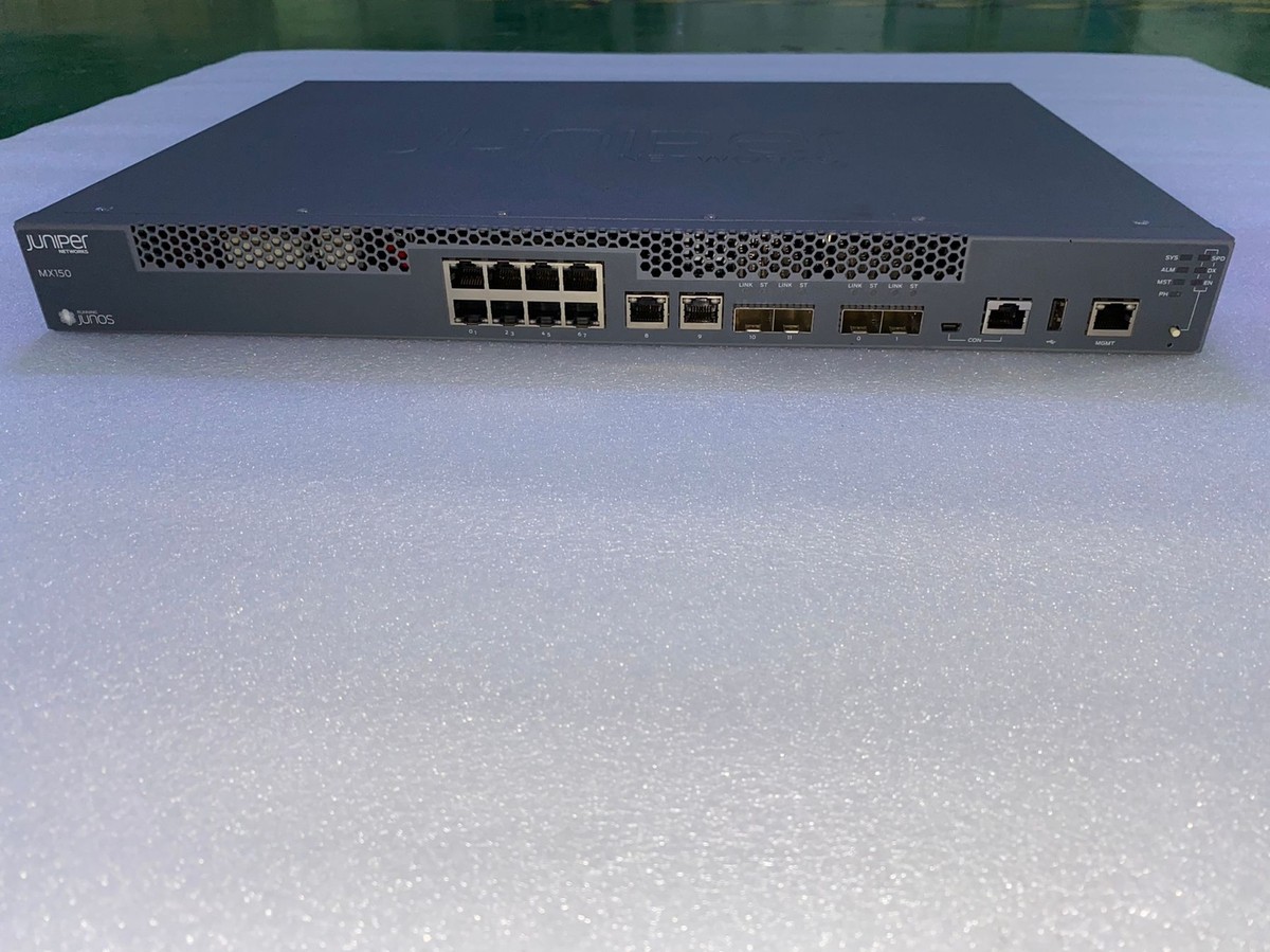 JUNIPER NETWORKS ルーター 動作確認済み Juniper Networks MX150 Universal Router with 8x1G 2xSFP 2xSFP+