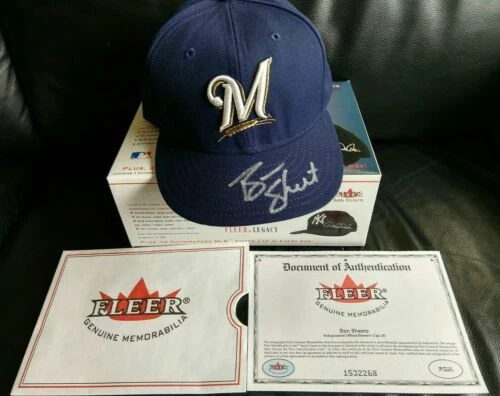 Ben Sheets MLB Original Autographed Hats