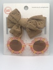 Little Girls Head wrap Sunglasses Set