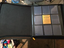 X Pro Toploader Binder Large Capacity Holds 252 Trading Cards With 20 Toploaders
