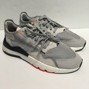 Adidas Nite Jogger Size 11 Mens Multi Solid Grey Solar Orange
